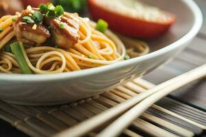 de bäst asiatisk mat i de Storbritannien. ai-genererad foto
