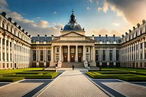 de universitet av Brugge, Belgien. ai-genererad foto