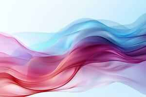 abstrakt bakgrund med färgrik vågor och suddigt färger - ai genererad foto