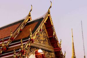 gammal tempel i thailand foto