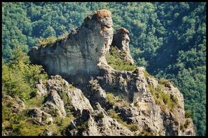 provensalsk sten landskap, sydlig Frankrike foto