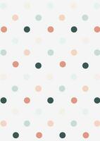 Marin blå, rosa och vit modern polka punkt mönster. sömlös textur bakgrund foto