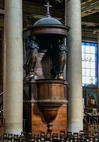 interiör av notre dame de Lorette kyrka, paris foto