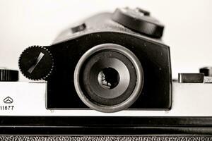 årgång analog kamera detalj foto