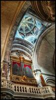 majestätisk rör organ av avignon kyrka foto