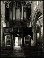 årgång breton kyrka interiör, lannion foto