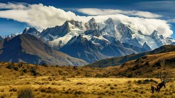 konstruktion andean highlands höga ai genererad foto