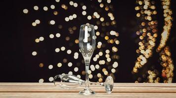 de champagne glas för firande innehåll 3d tolkning foto
