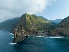 miradouro ilheus da ribeira da janela - madeira ö - portugal foto