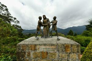 station av de korsa - monserrate, columbia foto