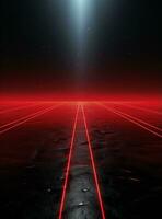 ai generativ bakgrund röd spotlights för flygblad, baner och bakgrunder realistisk bild ultra hd hög design foto