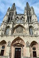 detalj se av burgos spanska stad foto