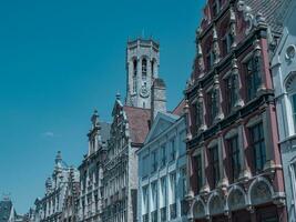 de stad av bruges i belgien foto