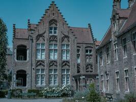 de stad av bruges i belgien foto