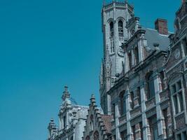 de stad av bruges i belgien foto