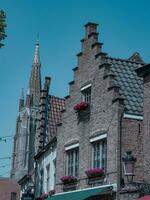 de stad av bruges i belgien foto