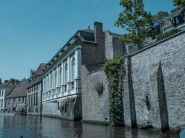 bruges stad i belgien foto