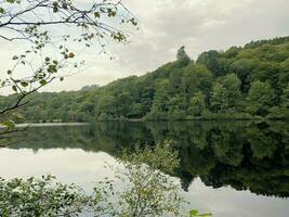 en se av de norr wales landsbygden nära llyn mawr i snowdonia foto