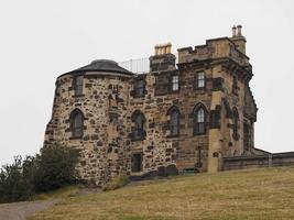 observatorium på calton hill i edinburgh foto