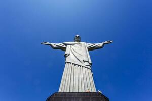 christo redentor staty av Jesus christ i rio de Janeiro, Brasilien, söder Amerika foto