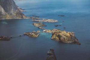 natursköna landskap på lofoten öar foto