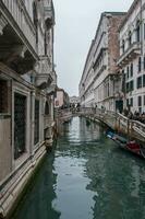 idyllisk landskap i Venedig, Italien foto