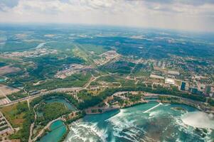 de skönhet och imponens av niagara falls i kanada foto