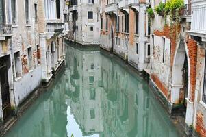 idyllisk landskap i Venedig, Italien foto