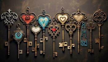 nycklar av kärlek foto