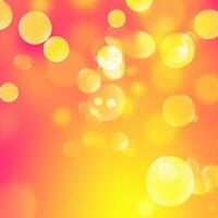 gul ljus festlig bokeh, färgrik bakgrund - ai genererad bild foto