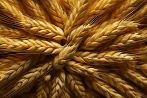 hela spannmål korn, naturer gåva för en väl avrundad, hälsosam diet ai genererad foto