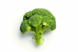 näringsrik färsk broccoli. generera ai foto