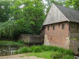 gammal vattenkvarn i Westfalen foto
