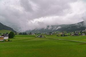 gosau och Salzburg i österrike foto