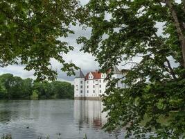 glucksburg slott i Tyskland foto