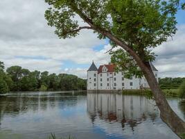 glucksburg slott i Tyskland foto