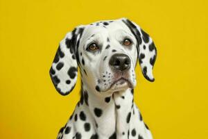 Foto av dalmatian hund. ai generativ proffs Foto