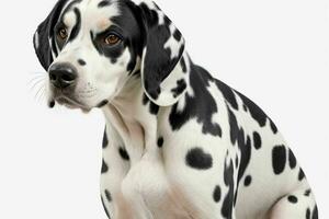 Foto av dalmatian hund. ai generativ proffs Foto