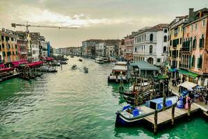 Canal Grande i Venedig, Italien foto