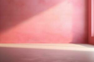 skön rosa original- bakgrund bild av ett tömma Plats. hög kvalitet. ai generativ foto