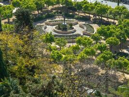 malaga stad i spanien foto