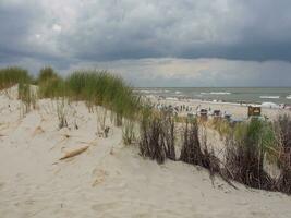 de strand av spiekeroog foto