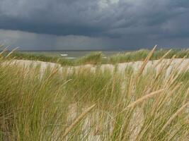 de strand av spiekeroog foto