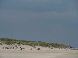 de strand av spiekeroog foto