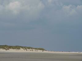 de strand av spiekeroog foto