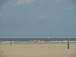 de strand av spiekeroog foto