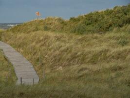 ön spiekeroog i tyskland foto