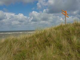 ön spiekeroog i tyskland foto