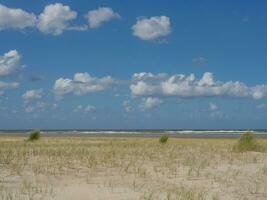 de strand av spiekeroog foto