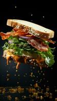 ai generativ en Foto av smörgås
